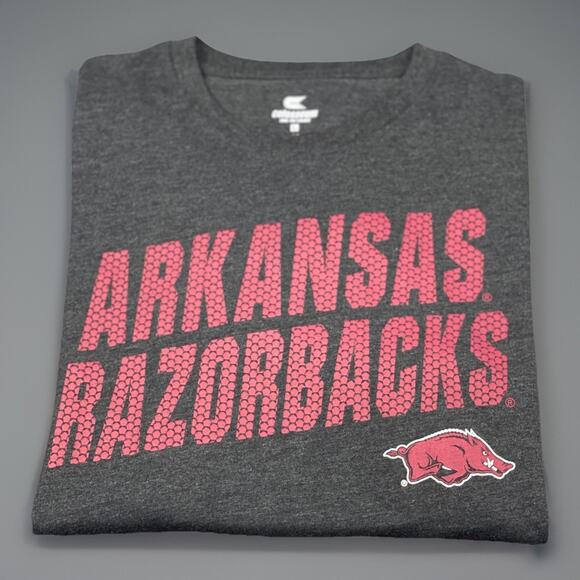 Arkansas Razorbacks Colosseum T Shirt Men’s Large Gray - Picture 1 of 9